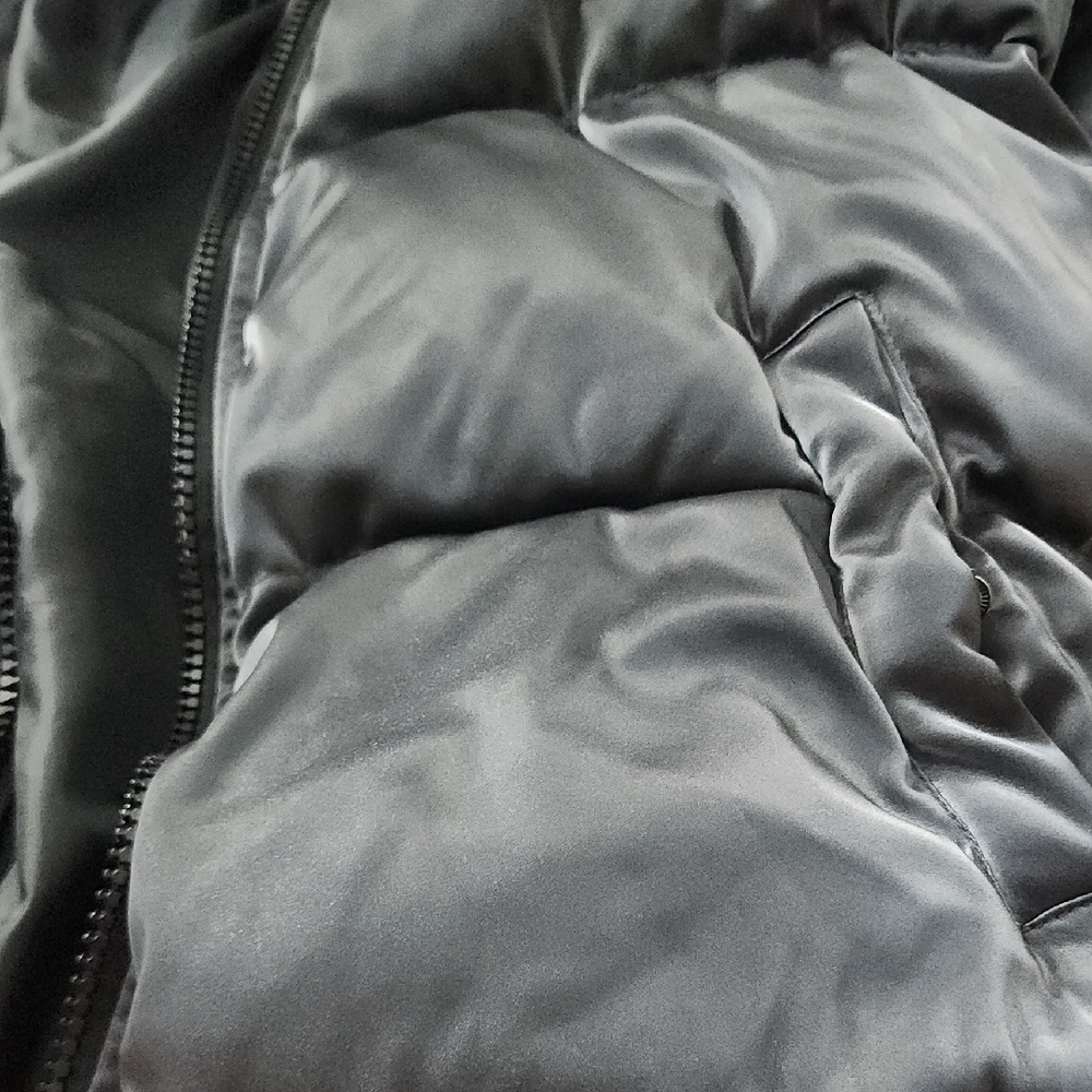 Gray Puffer Jacket - image 3